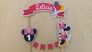 topo de bolo minnie