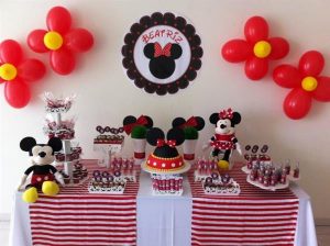 festa infantil minnie