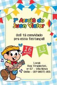 Convite de Festa Junina Infantil: Ideias criativas