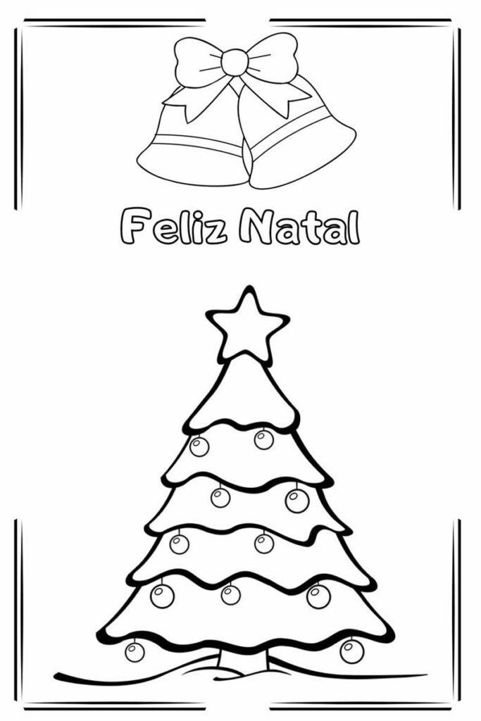 Cartãozinho de Feliz Natal para imprimir