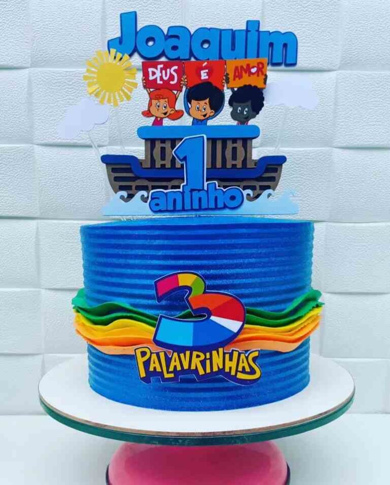 Bolo 3 Palavrinhas: 30 modelos fofos para uma festa super animada