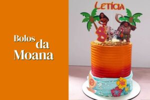 bolo da moana de 1 ano