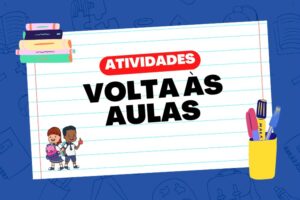 atividade volta as aulas educação infantil