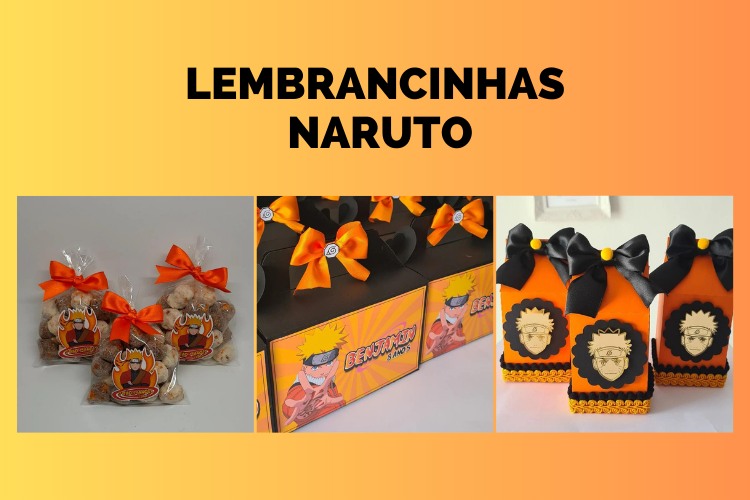 lembrancinha naruto