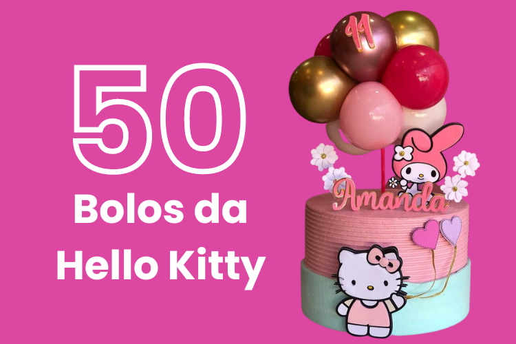 Bolo da Hello Kitty